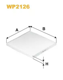 WIX FILTERS wp2126 -  Фильтр воздуха в салоне